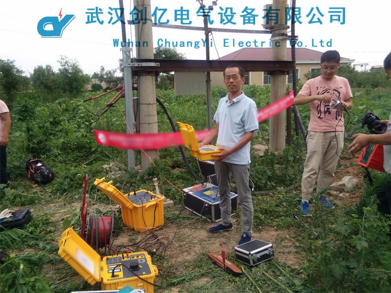 炎炎夏日，我司為孟電集團調(diào)試電纜故障測試系統(tǒng)售后保障